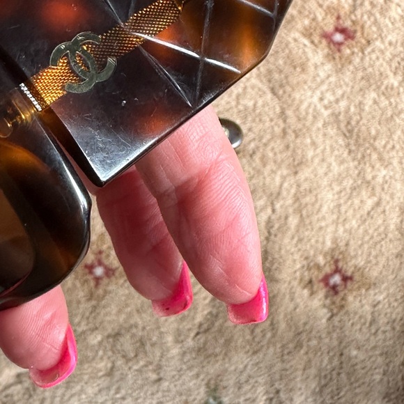 Chanel Square Sunglasses Tortoiseshell Acetate CC Logo - Picture 11 of 15